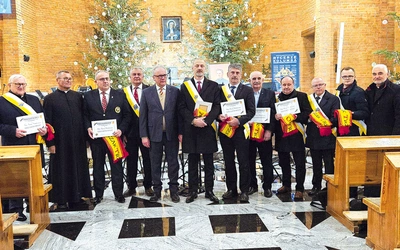 W trakcie wydarzenia podziękowano za organizację Orszaków  Trzech Króli.