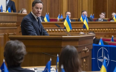 Sekretarz Generalny NATO, Mark Rutte w Kijowie