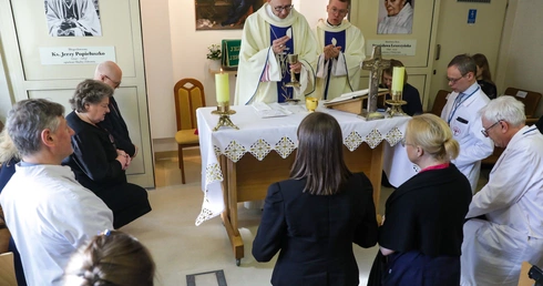 Podczas Mszy w szpitalu