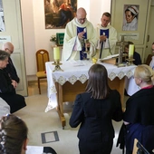 Podczas Mszy w szpitalu