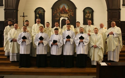 Wyższe Śląskie Seminarium Duchowne. Obłóczyny alumnów III roku