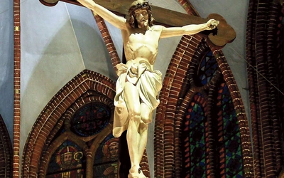 Krzyż z gliwickiej katedry.