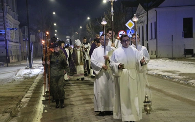 Płock. Popielec w katedrze