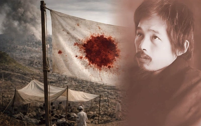 Takashi  w czasie żałoby po swojej ukochanej  Midori.