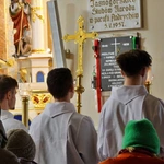 Kościół św. Macieja w Andrychowie. Modlitwa za osoby skrzywdzone wykorzystaniem seksualnym