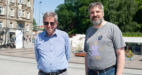 Andrzej Zoll z synem, Fryderykiem