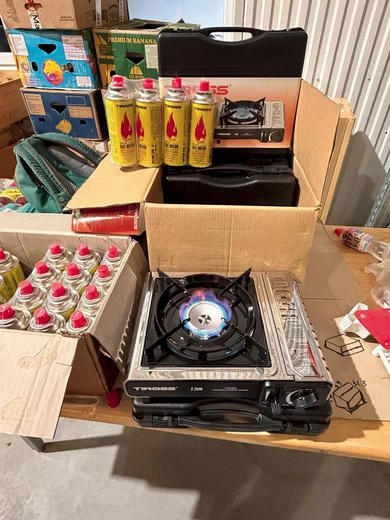 Obecny transport obejmuje 48 tys. kartuszy z gazem.