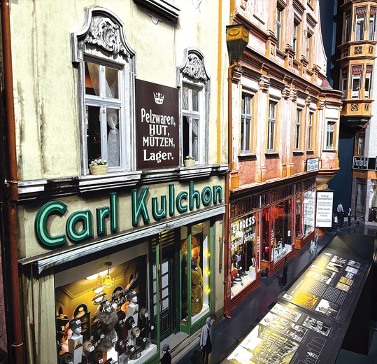 Fragment makiety opolskiego  rynku.