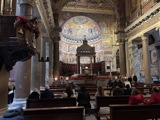 W rzymskiej bazylice Matki Bożej na Zatybrzu