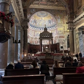 W rzymskiej bazylice Matki Bożej na Zatybrzu