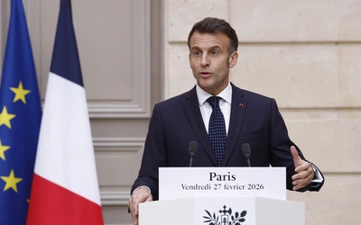 Prezydent Francji Emmanuel Macron