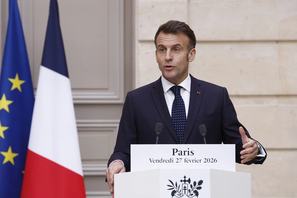 Prezydent Francji Emmanuel Macron