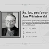 Zmarł ks. prof. Jan Wiśniewski