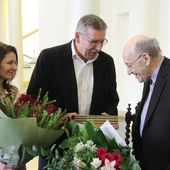 90. urodziny ks. Michała Hellera w Tarnowie - życzenia, laudacja, wykłady i wystąpienia