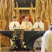 90. urodziny ks. Michała Hellera w Tarnowie - Msza św.