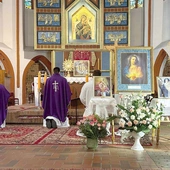 Nawiedzenie obrazu w Kościele Mariackim w Słupsku.