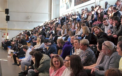 W ćwiczeniach duchowych uczestniczyli uczniowie z pięciu szkół. 