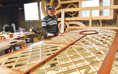 Okna cybińskie w warsztacie K. Jurkowskiego.