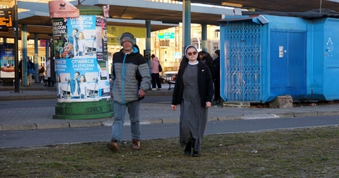 Posiłek na bytomskim dworcu