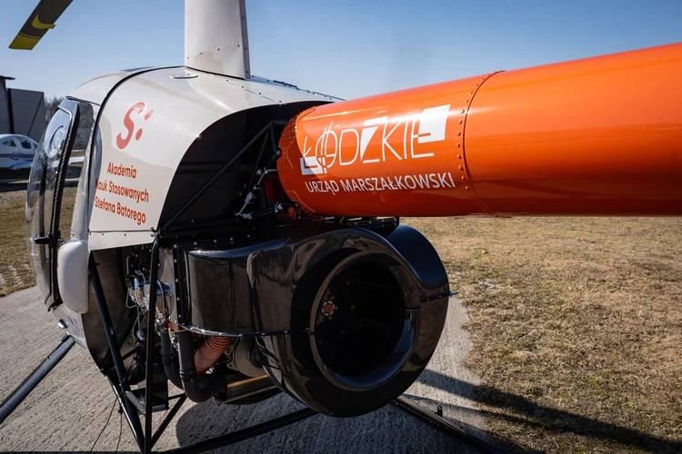 Helikopter dla studentów ze Skierniewic