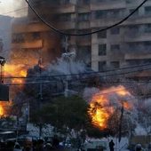 W bombardowanym przez Izrael Bejrucie