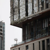 Zniszczenia po atakach w Dubaju