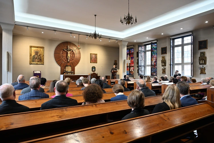 Rodzice księży i kleryków GSD na wielkopostnym spotkaniu