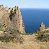 Malowniczy pejzaż Krymu