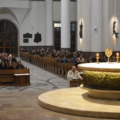 Msza św. rekolekcyjna dla młodzieży