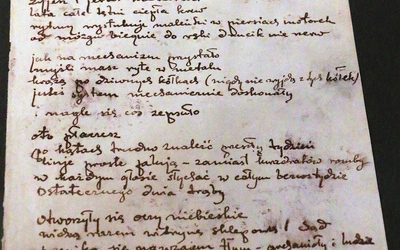 Wśród nielicznych pamiątek zachowało się kilka rękopisów z podpisem autora.  