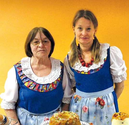 Teresa Nowak i Sabina Miś z Sieroniowic. 