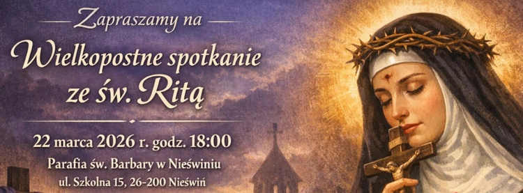 Św. Rita słucha i rozumie