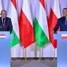 Prezydent RP Karol Nawrocki (P) i prezydent Węgier Tamas Sulyok (L)