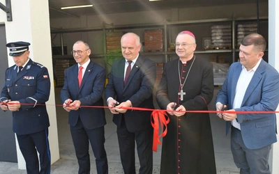 Poświęcenie magazynu Caritas w Gorzowie Wlkp.