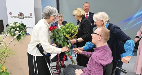 W uroczystości wzięli udział też pacjenci gdańskiej pediatry.