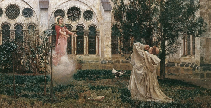  „Wizja św. Bernarda”, 1882 Wiedeń, Österreichische Galerie Belvedere