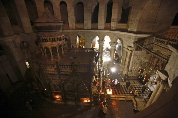 Izrael: Prezydent Hercog wyraził ubolewanie z powodu zamknięcia Bazyliki Grobu Pańskiego przed chrześcijańskimi hierarchami