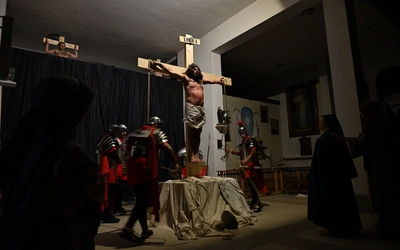 Misterium Męki Pańskiej poruszyło parafię w Gdańsku-Brętowie