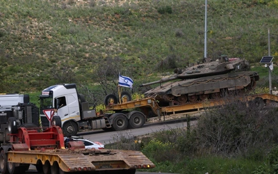 Przyjechały izraelskie czołgi