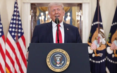 Donald Trump wygłasza orędzie do narodu