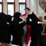 Droga Krzyżowa chłopaków ze skoczowskiej Przestrzeni Opatrzności w Pogórzu