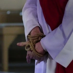 Droga Krzyżowa chłopaków ze skoczowskiej Przestrzeni Opatrzności w Pogórzu
