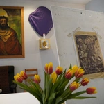 Droga Krzyżowa w schronisku Towarzystwa Pomocy im. św. Brata Alberta