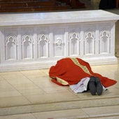 W centrum liturgii był krzyż