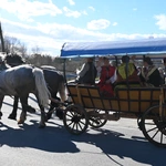 Banderia z figurą zmartwychwstałego Chrystusa