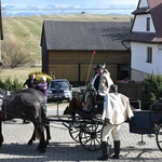 Banderia z figurą zmartwychwstałego Chrystusa