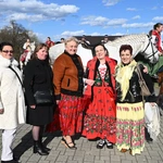 Banderia z figurą zmartwychwstałego Chrystusa