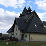 Banderia z figurą zmartwychwstałego Chrystusa