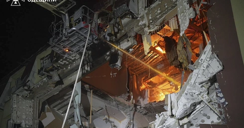 Po rosyjskim ataku w Odessie