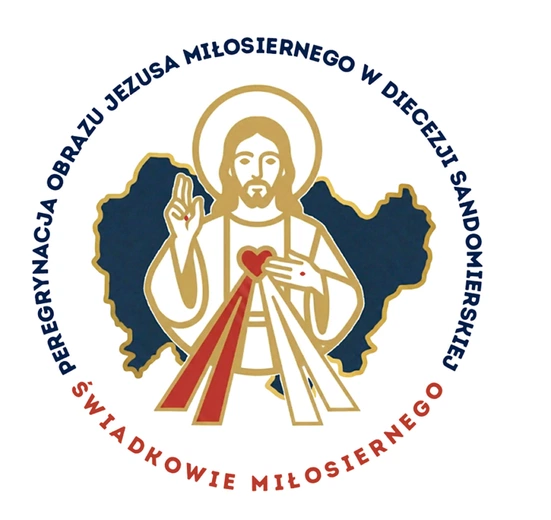 Graficznym logo jest postać Chrystusa z widocznym sercem, wpisana w kontury diecezji sandomierskiej.
